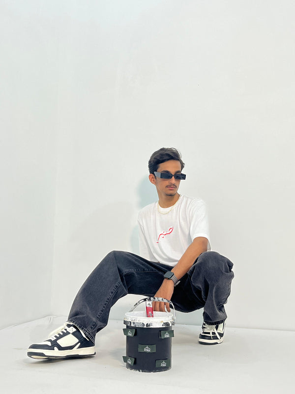 Oversized  Sabr Printed T-shirt